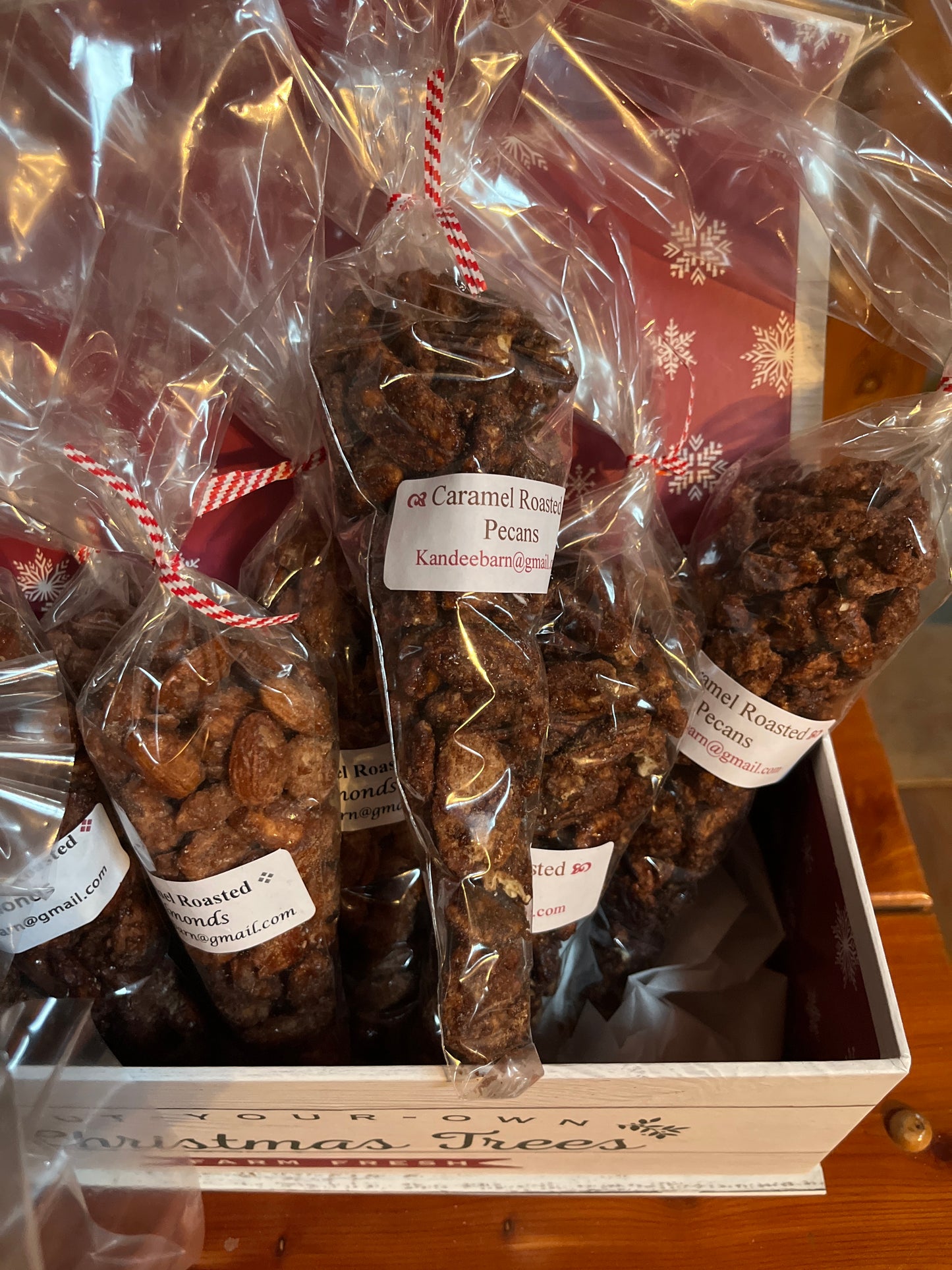 Caramel Roasted Pecans